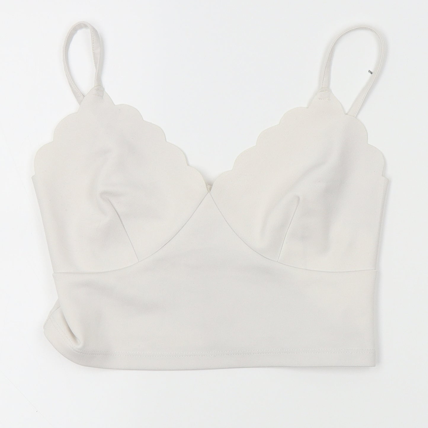 New Look Womens White   Camisole Tank Size 10