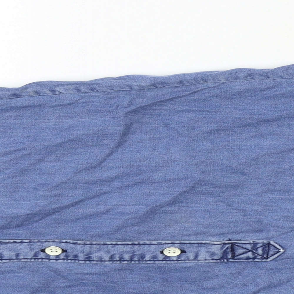 Denim CO Womens Blue  Denim A-Line  Size 8