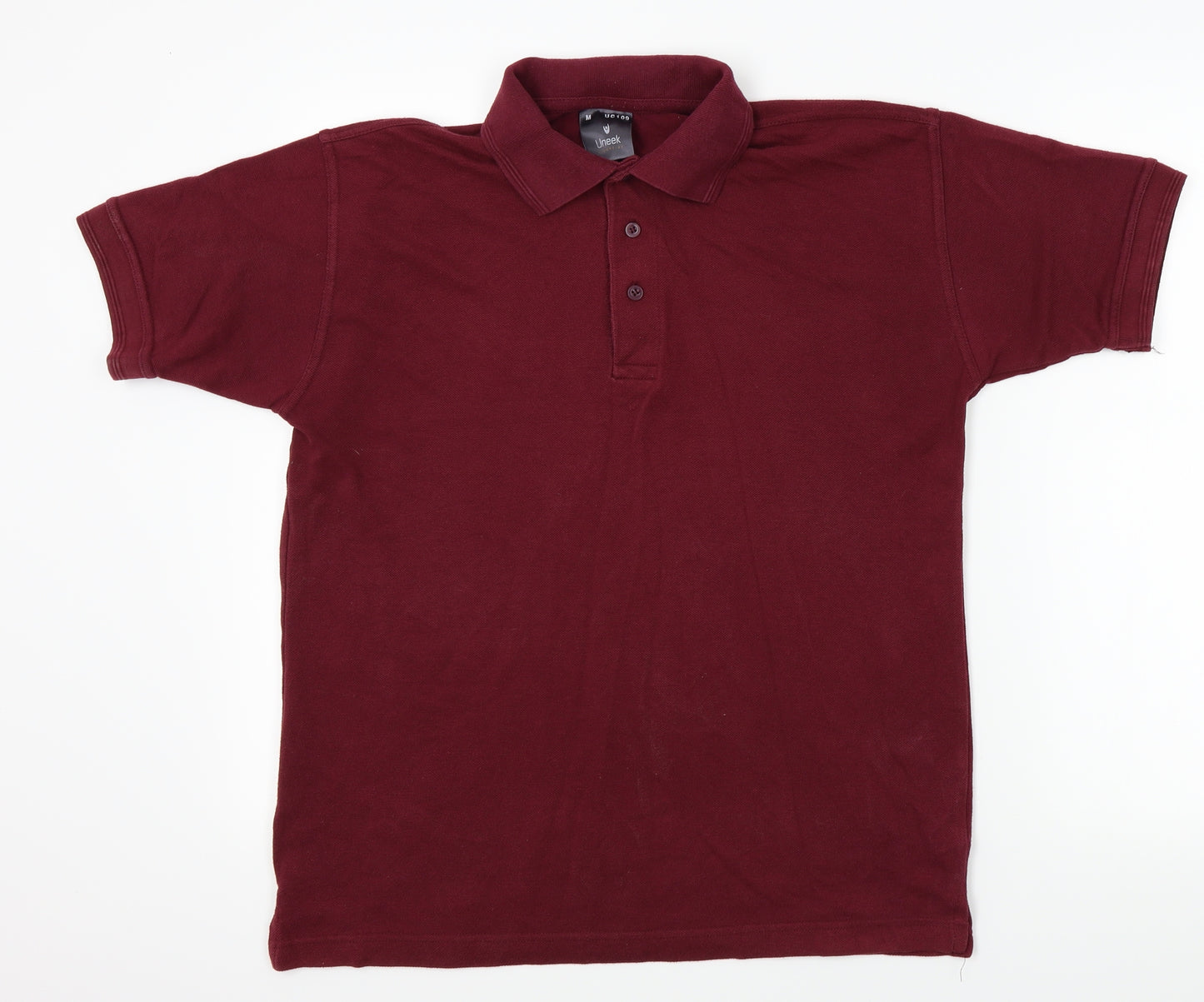 Uneek Mens Red    Polo Size M