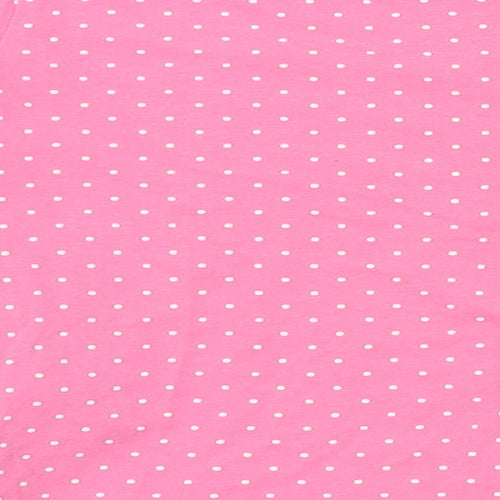 H&M Girls Pink Polka Dot  Top Pyjama Top Size 2-3 Years