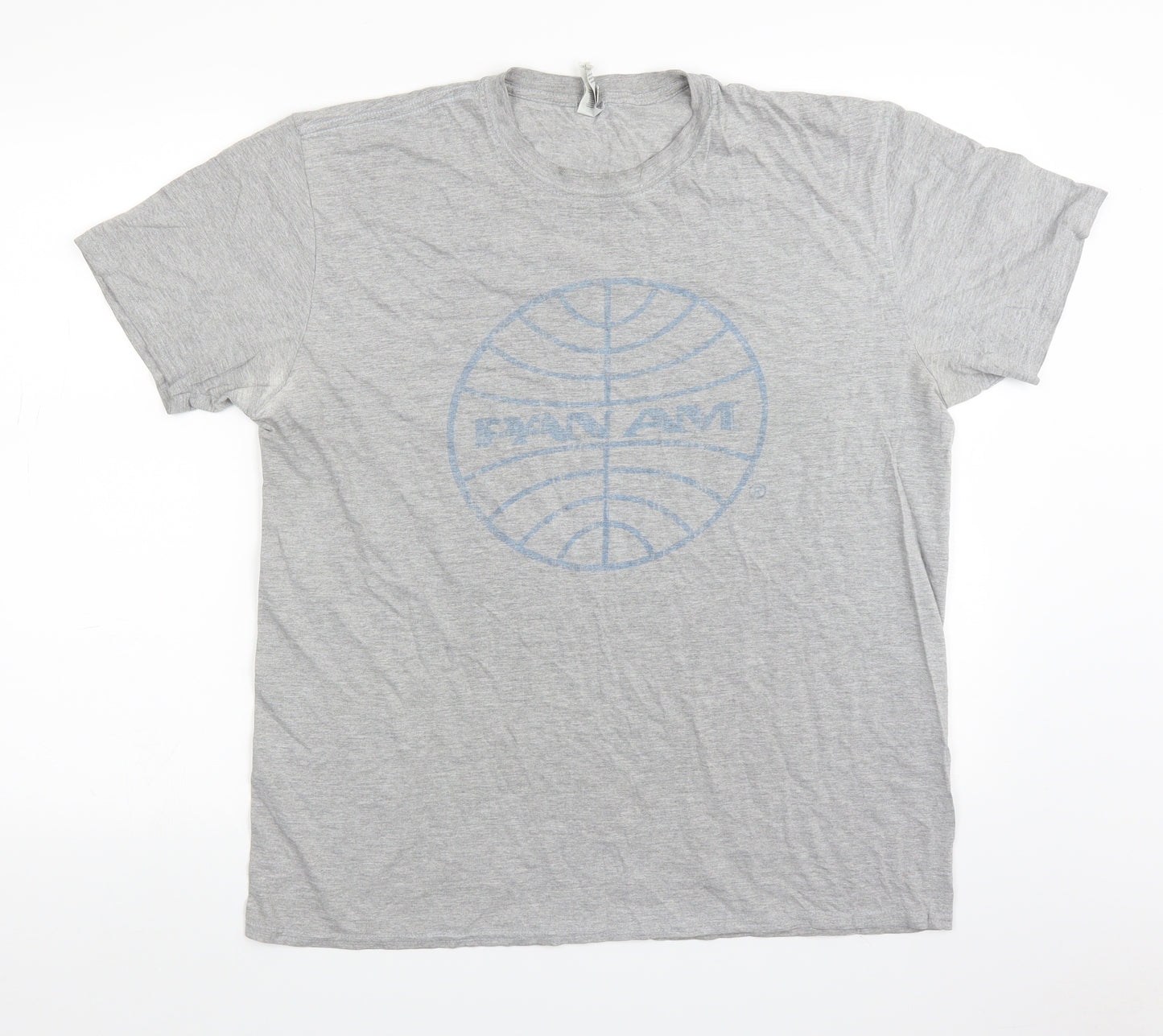 Gildan Mens Grey    T-Shirt Size XL
