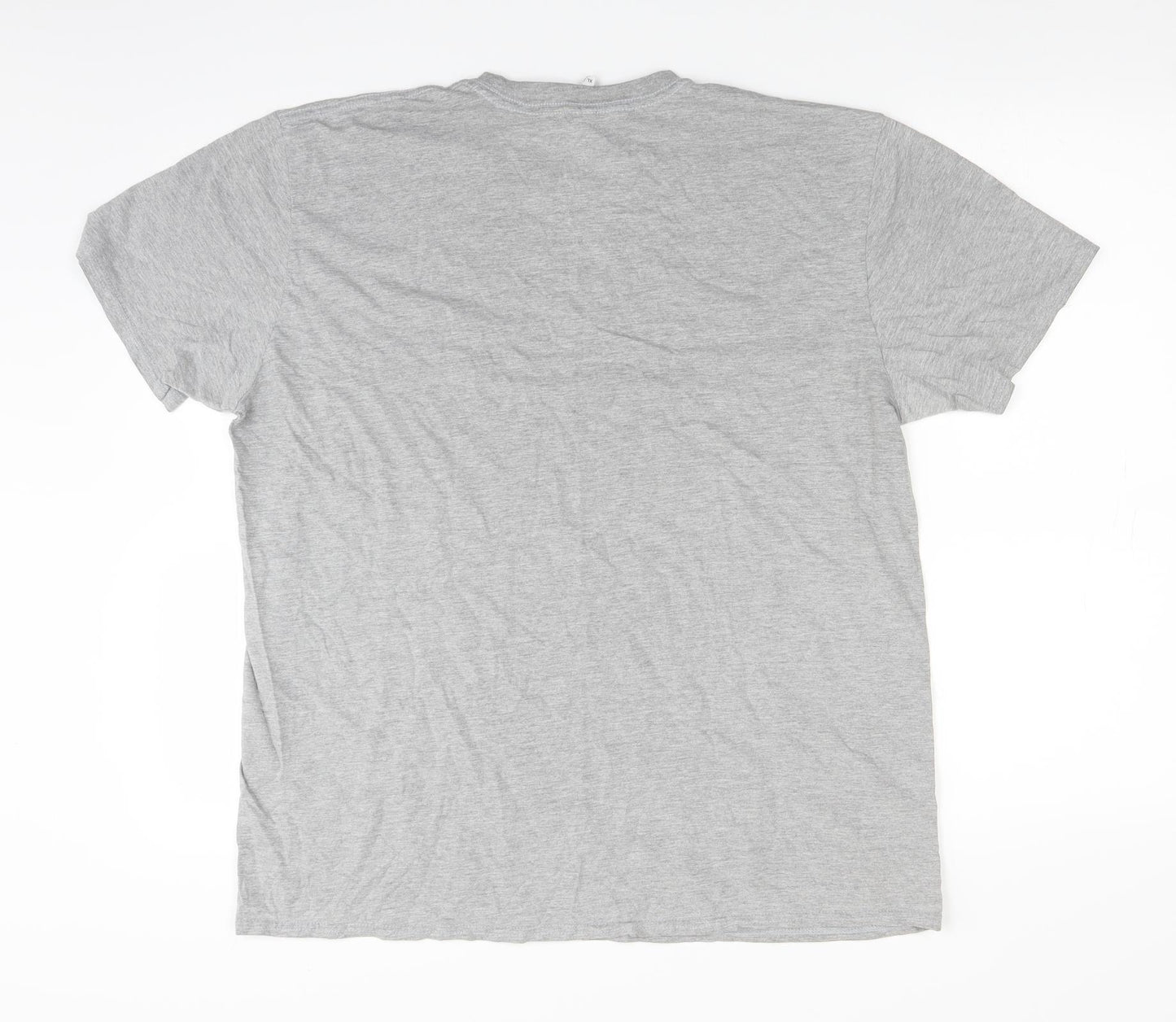 Gildan Mens Grey    T-Shirt Size XL