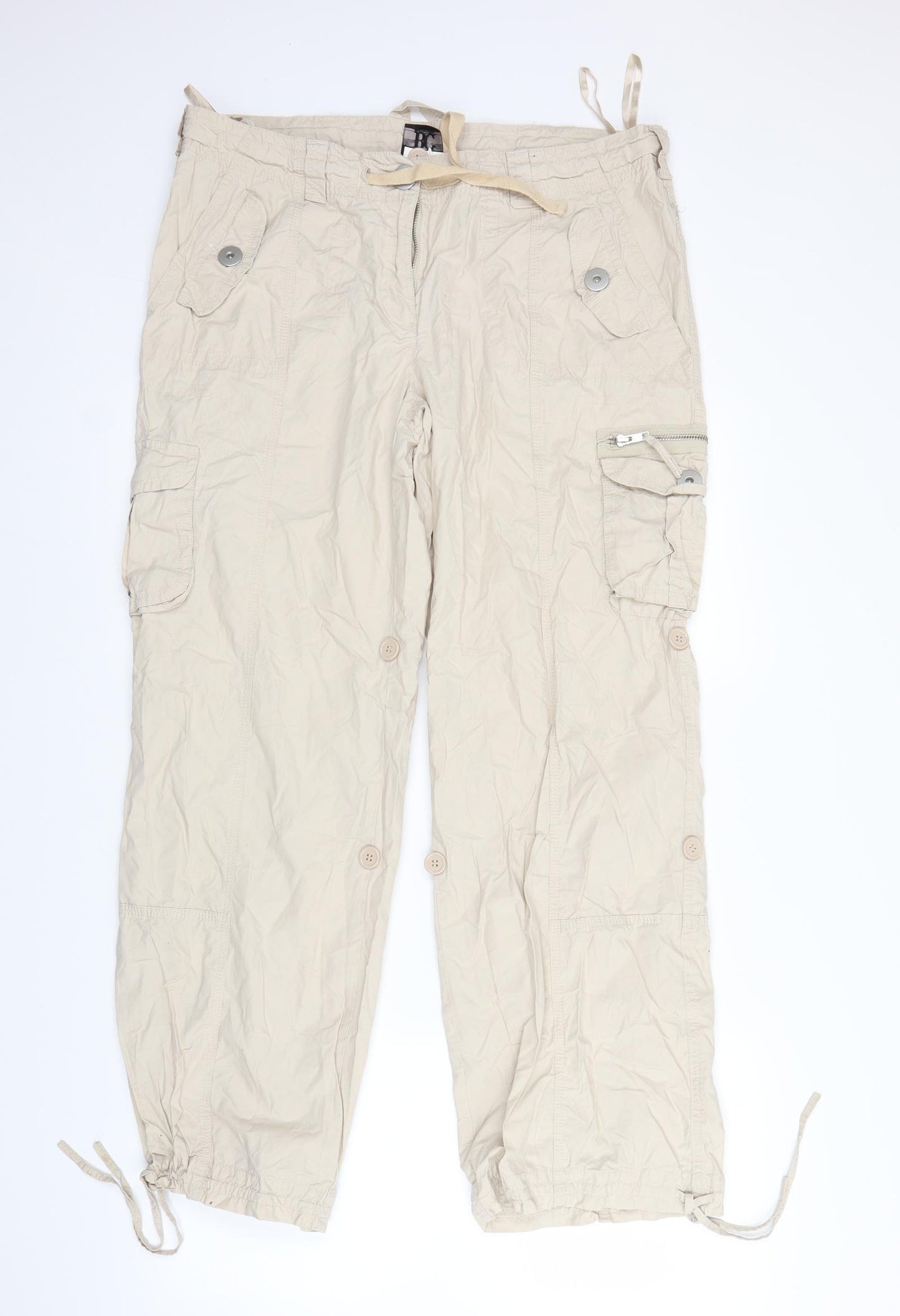 B.C. Best Connections Womens Beige   Cargo Trousers Size 20 L29 in