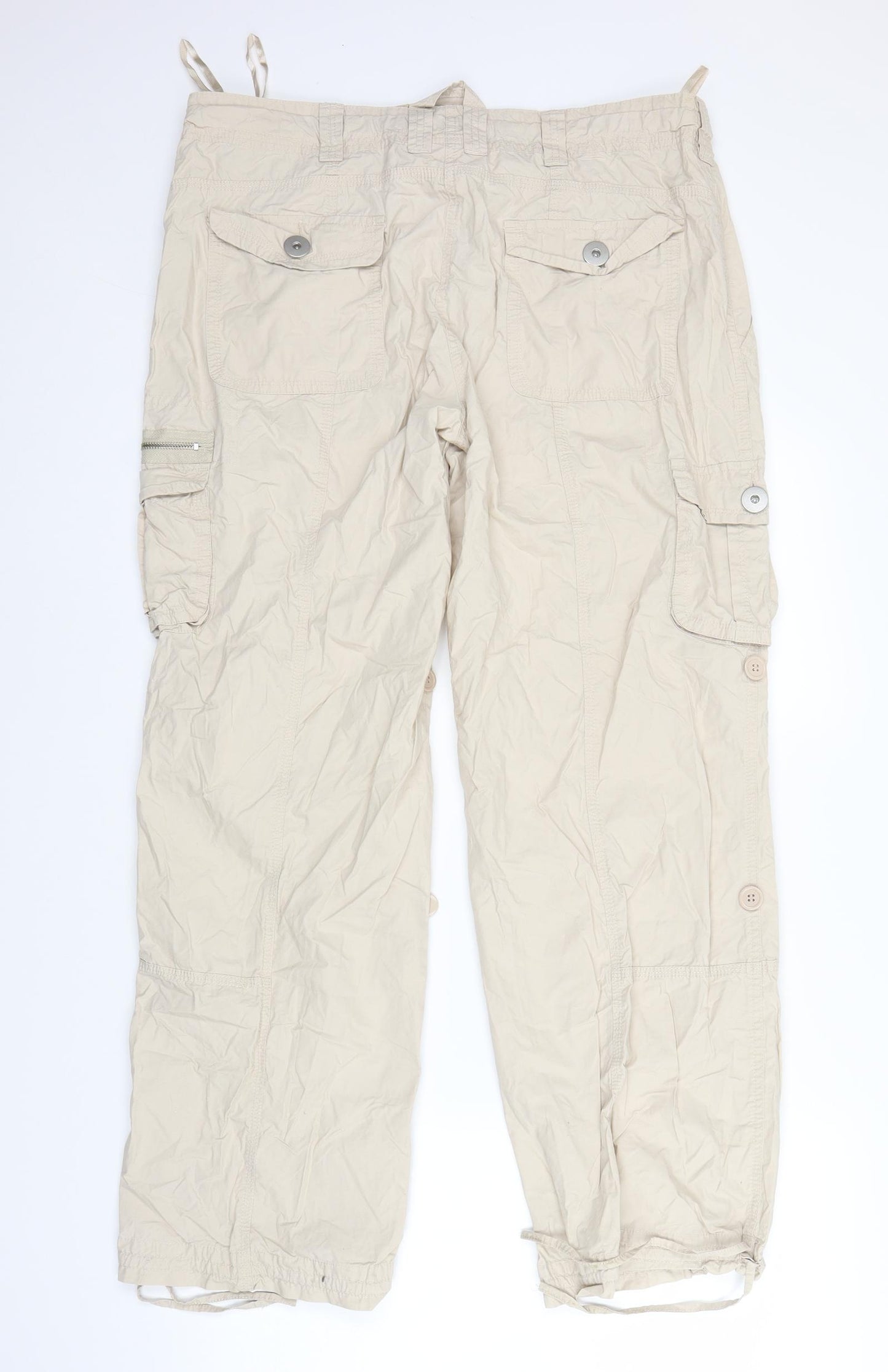 B.C. Best Connections Womens Beige   Cargo Trousers Size 20 L29 in
