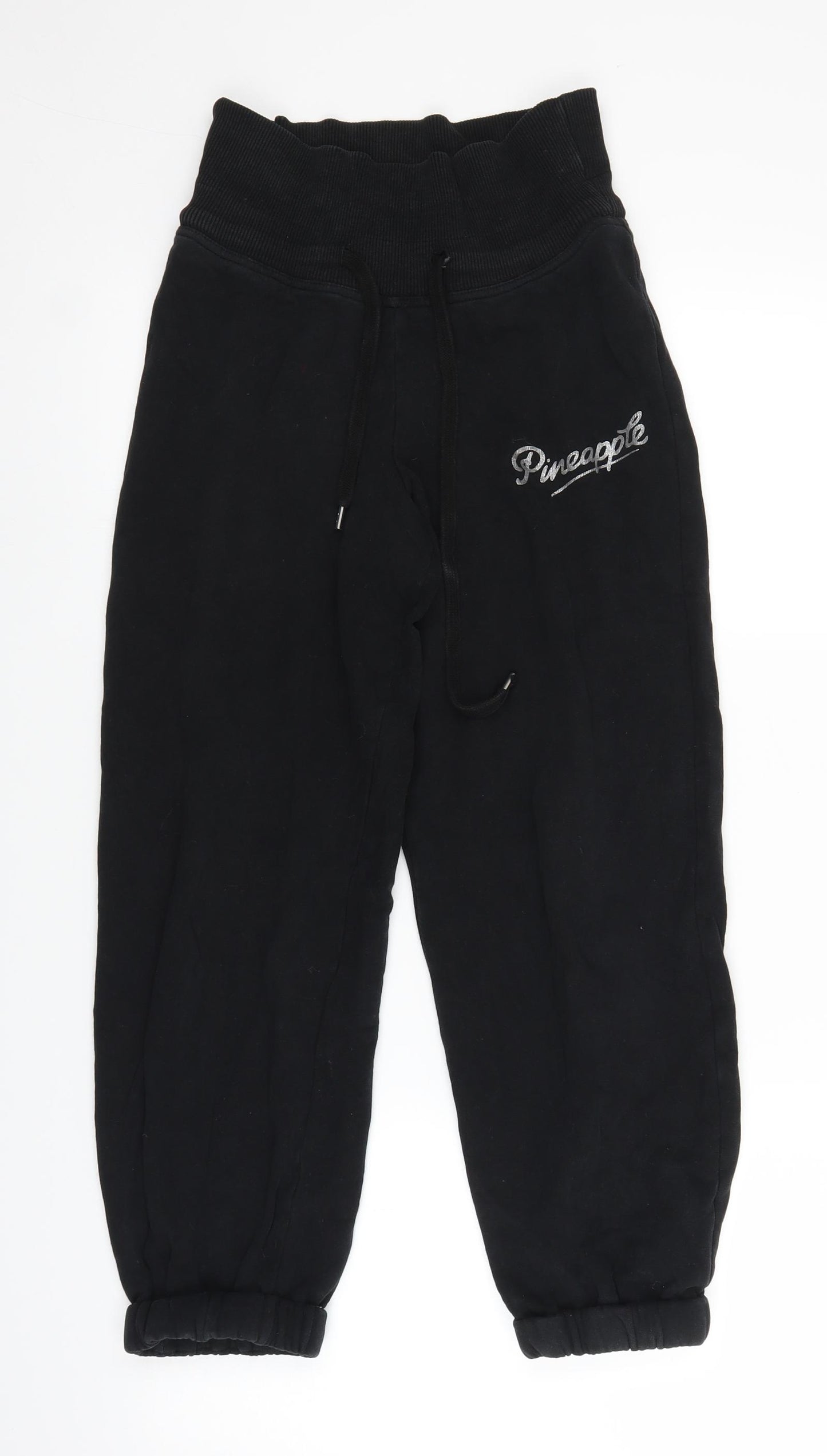 Pineapple Womens Black   Sweatpants Trousers Size S L22 in