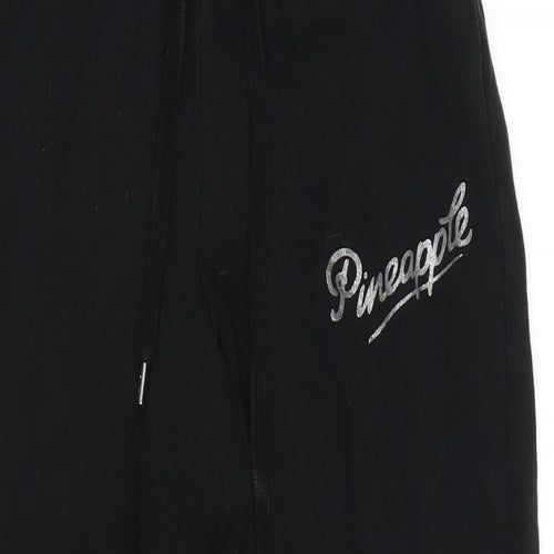 Pineapple Womens Black   Sweatpants Trousers Size S L22 in