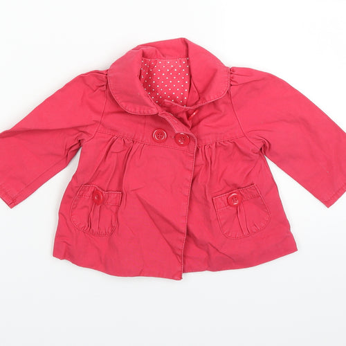 Matalan Girls Pink   Jacket  Size 3-6 Months