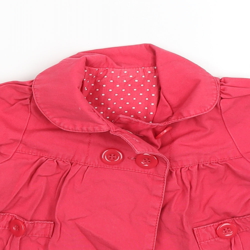 Matalan Girls Pink   Jacket  Size 3-6 Months