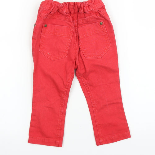 George Baby Red  Denim  Jeans Size 18 Months