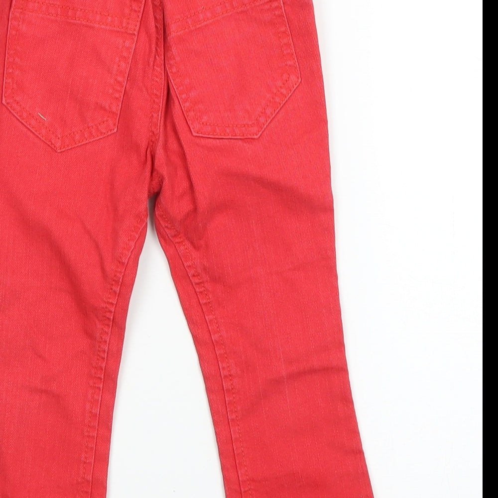 George Baby Red  Denim  Jeans Size 18 Months