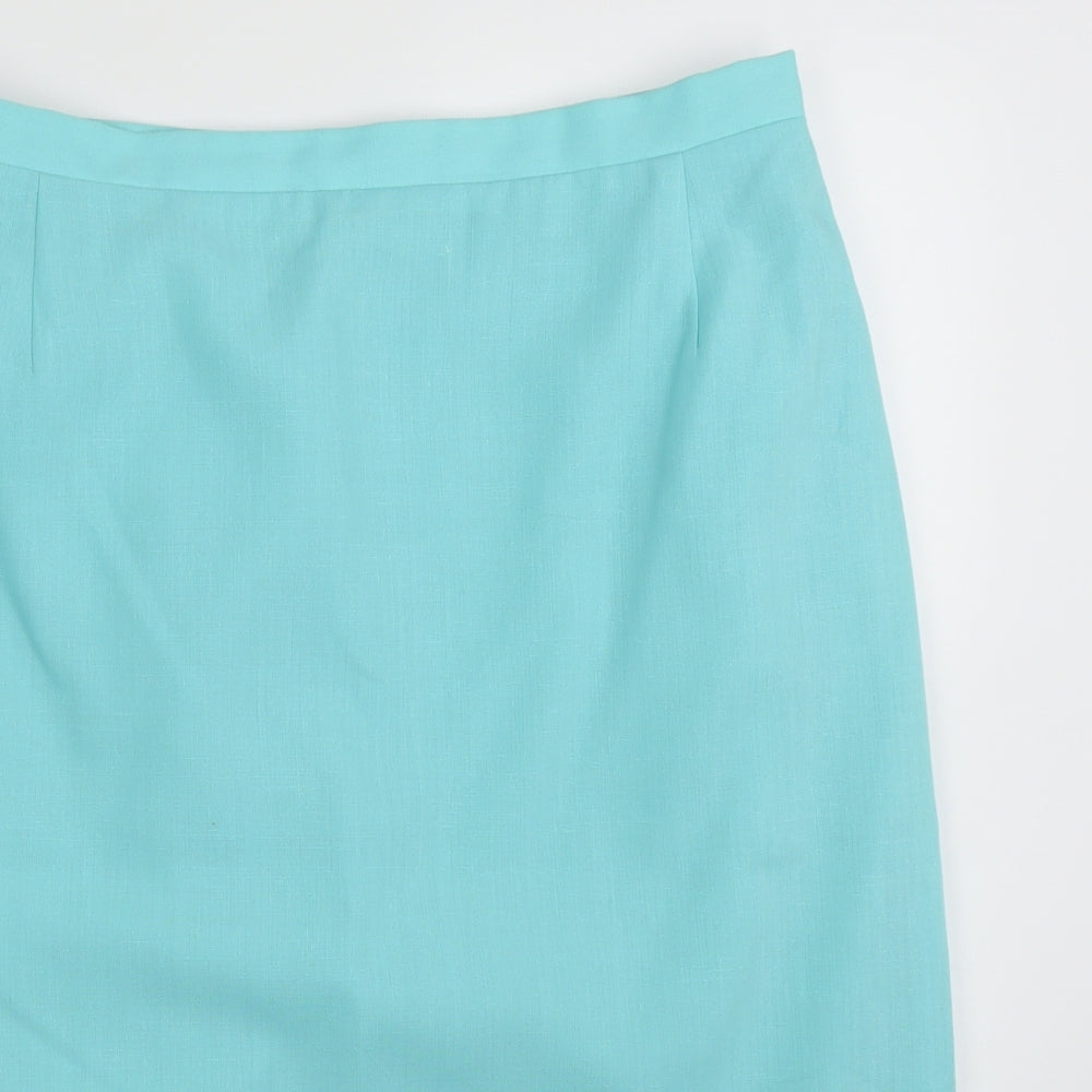 Match Set Womens Blue   Straight & Pencil Skirt Size 18