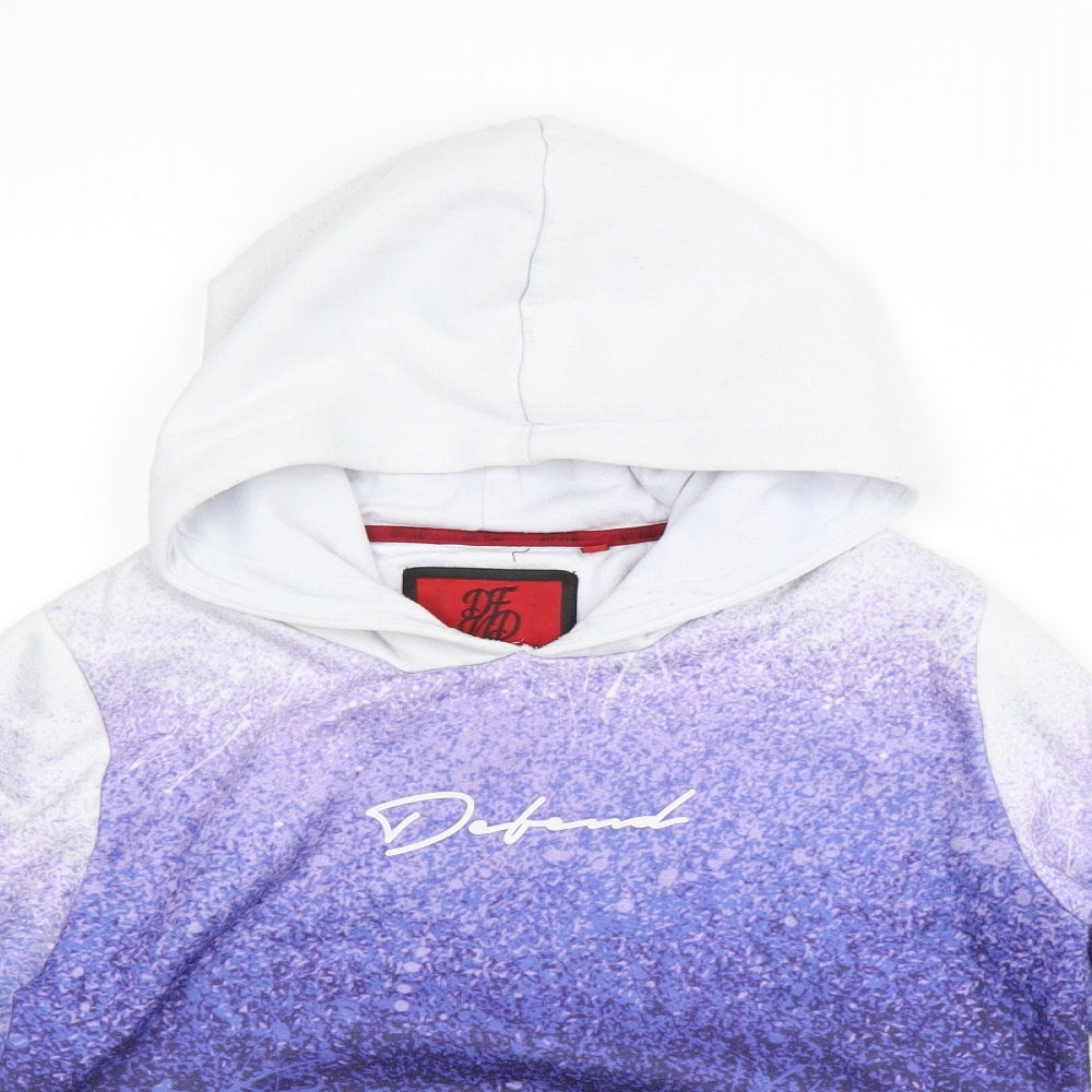 DFND Girls Purple   Pullover Hoodie Size 11-12 Years