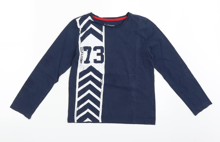 Nutmeg Boys Blue   Basic T-Shirt Size 8-9 Years
