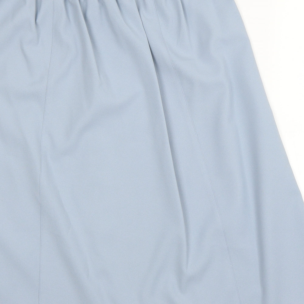 Preworn Womens Blue   A-Line Skirt Size 32 in
