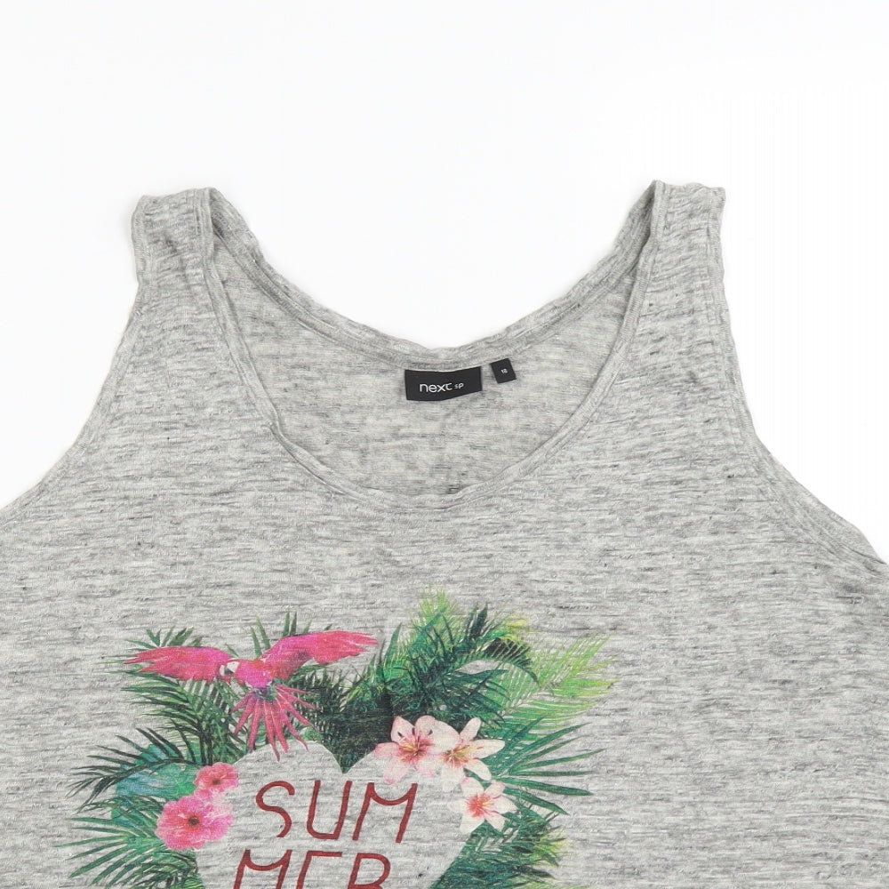 NEXT Womens Green   Basic Tank Size 16