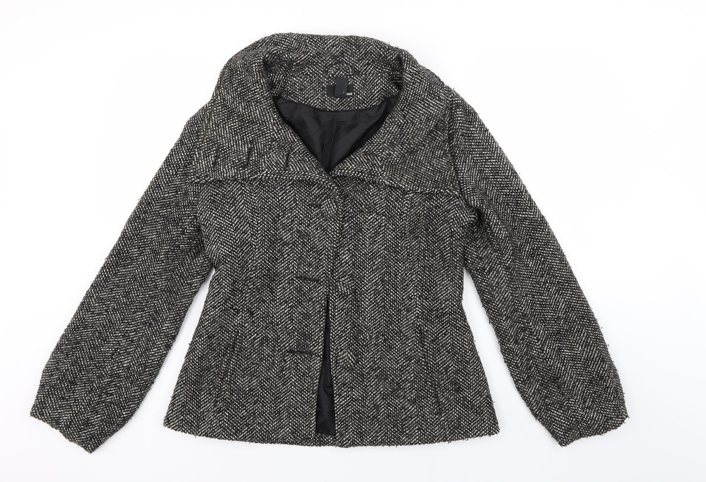 H&M Womens Grey   Jacket  Size 6