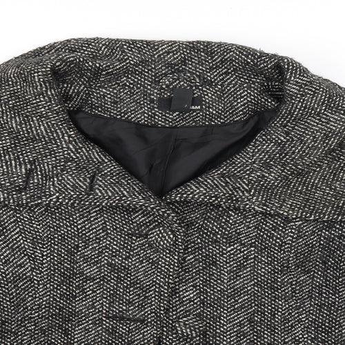 H&M Womens Grey   Jacket  Size 6