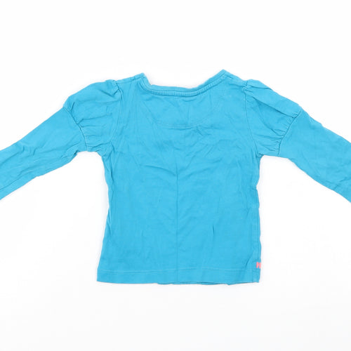 Butterfly Girl  Blue Floral  Basic Casual Size 12-18 Months