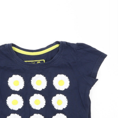 Young Dimention Girls Blue   Basic T-Shirt Size 3-4 Years