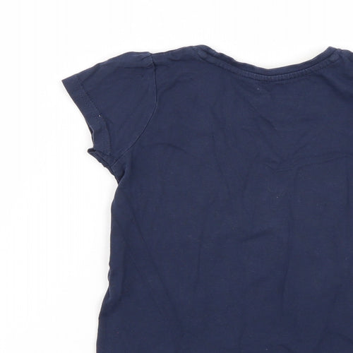 Young Dimention Girls Blue   Basic T-Shirt Size 3-4 Years