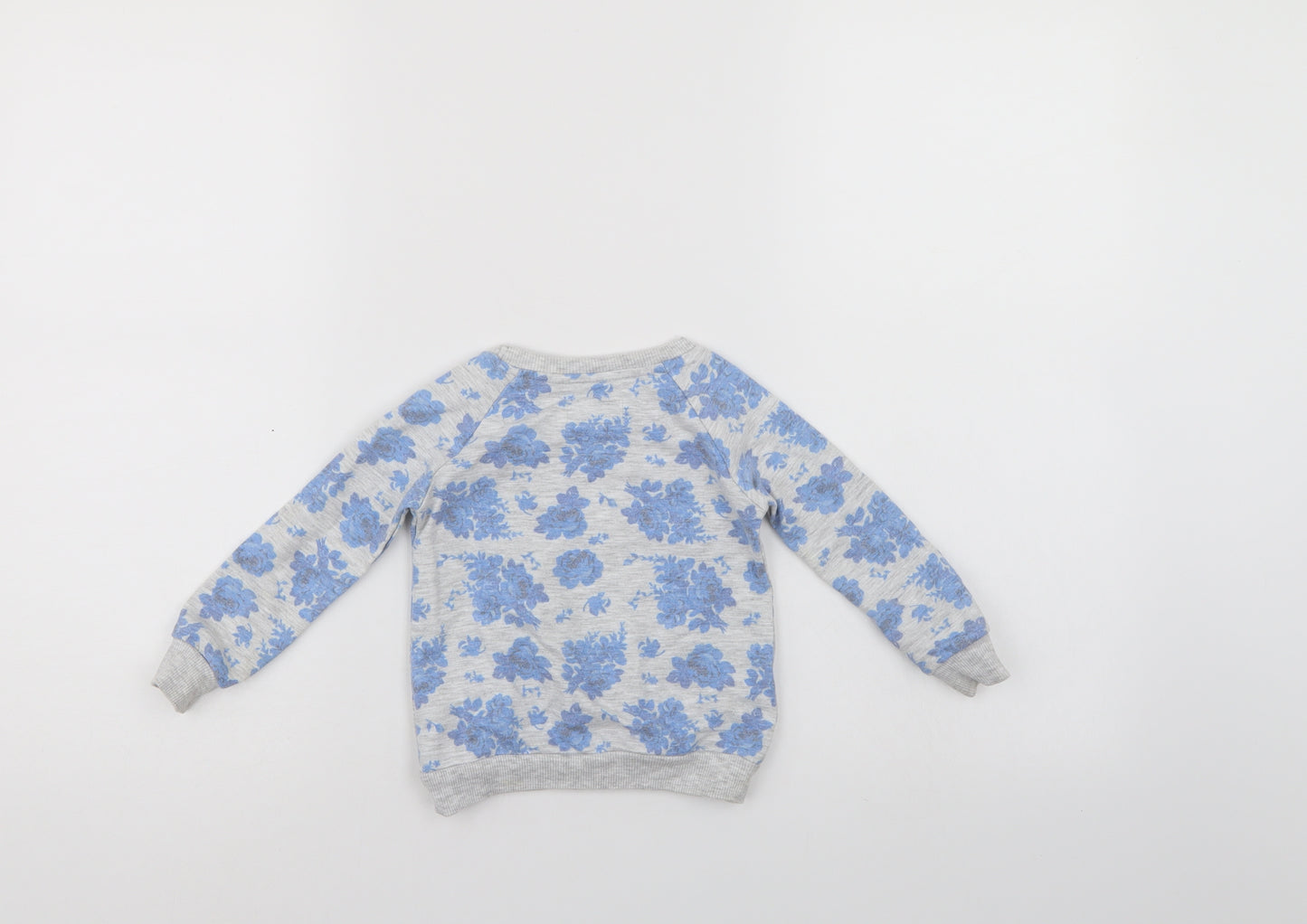 Disney Girls Multicoloured Floral  Pullover Jumper Size 9-12 Months