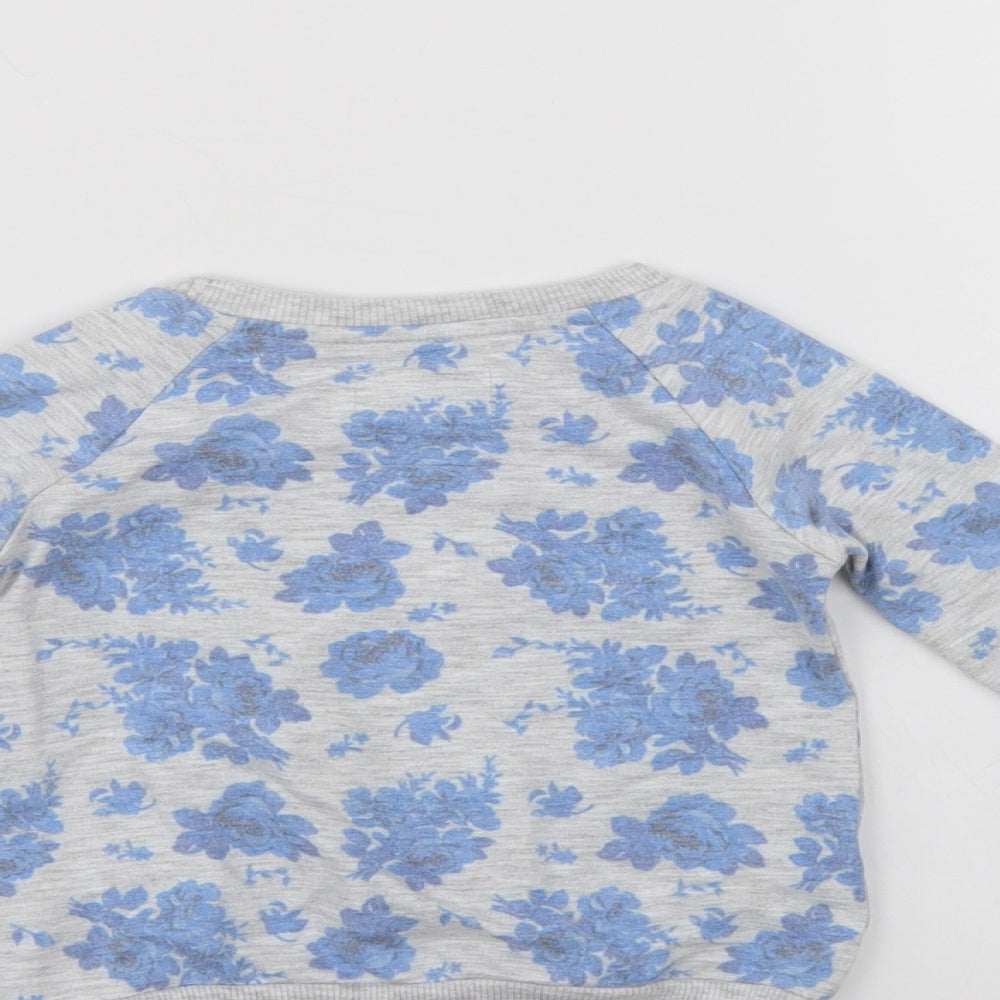 Disney Girls Multicoloured Floral  Pullover Jumper Size 9-12 Months