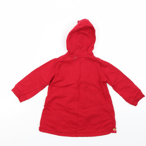 George Girls Red   Pullover Jumper Size 12-18 Months  - Hoodie Dress