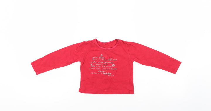 Mothercare Boys Red   Basic Casual Size 12-18 Months