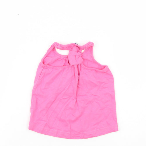 Earlydays Girls Pink   Basic Tank Size 12-18 Months
