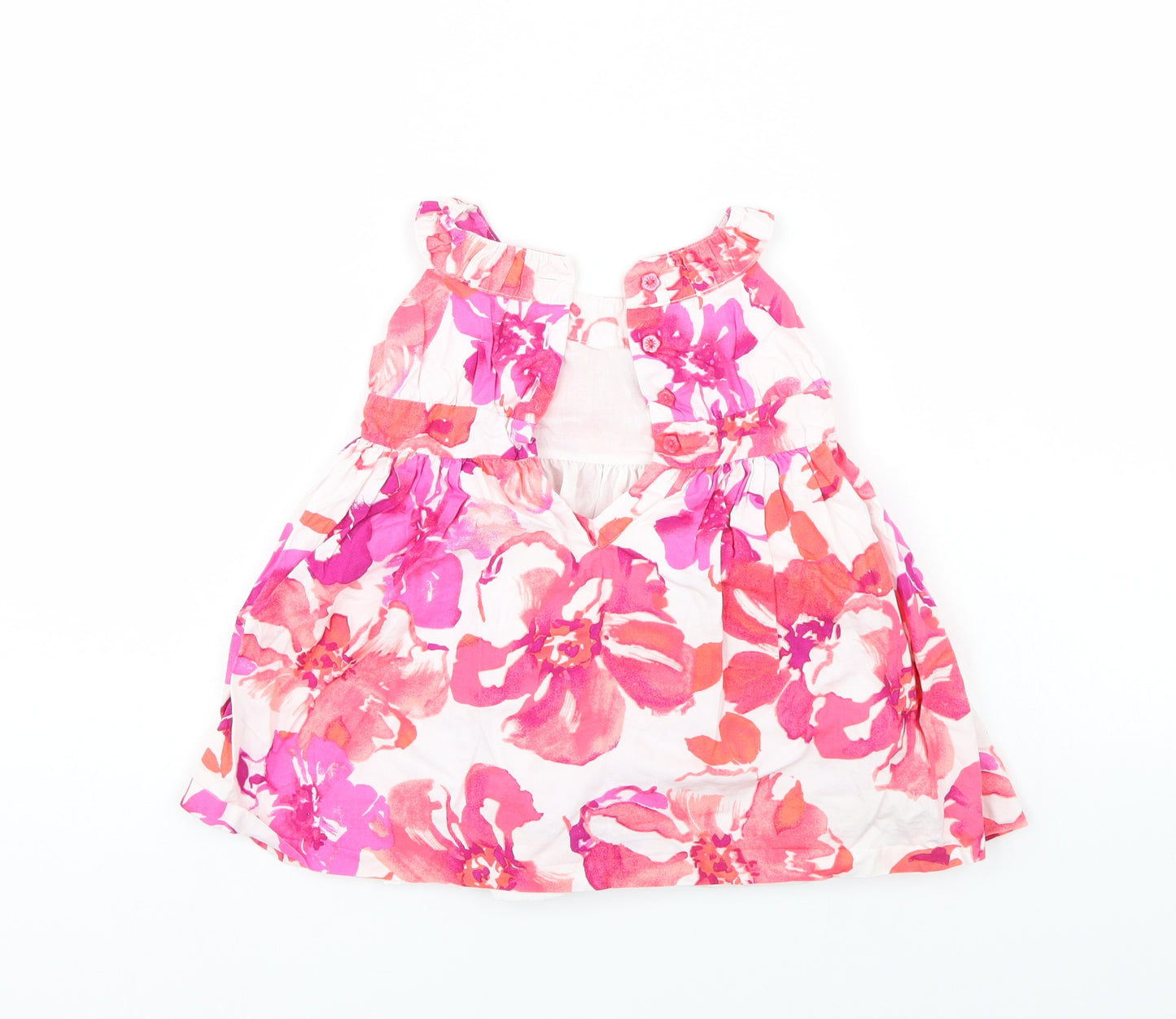 Maggie & Zoe Girls Multicoloured Floral  Tank Dress  Size 12 Months