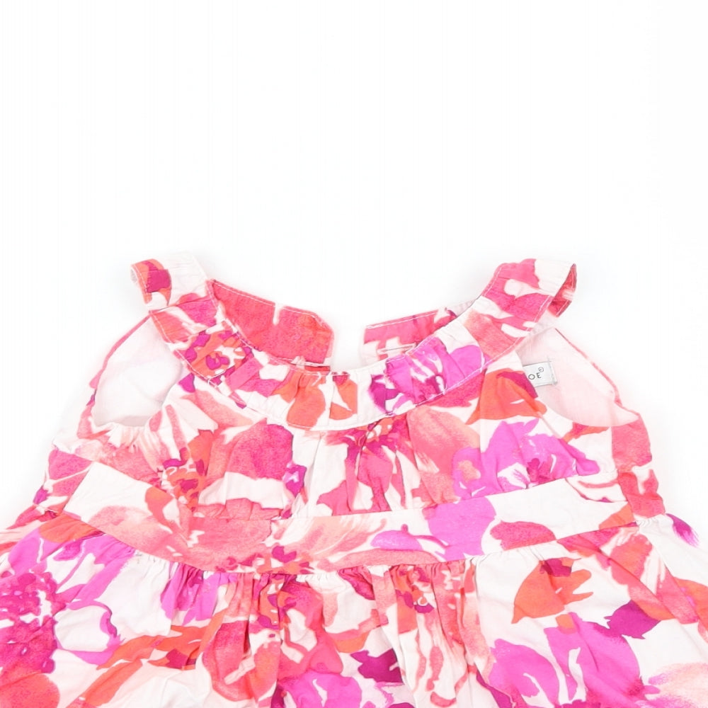 Maggie & Zoe Girls Multicoloured Floral  Tank Dress  Size 12 Months