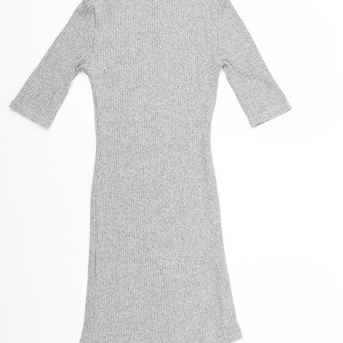 Top Shop Womens Grey   Bodycon  Size 8