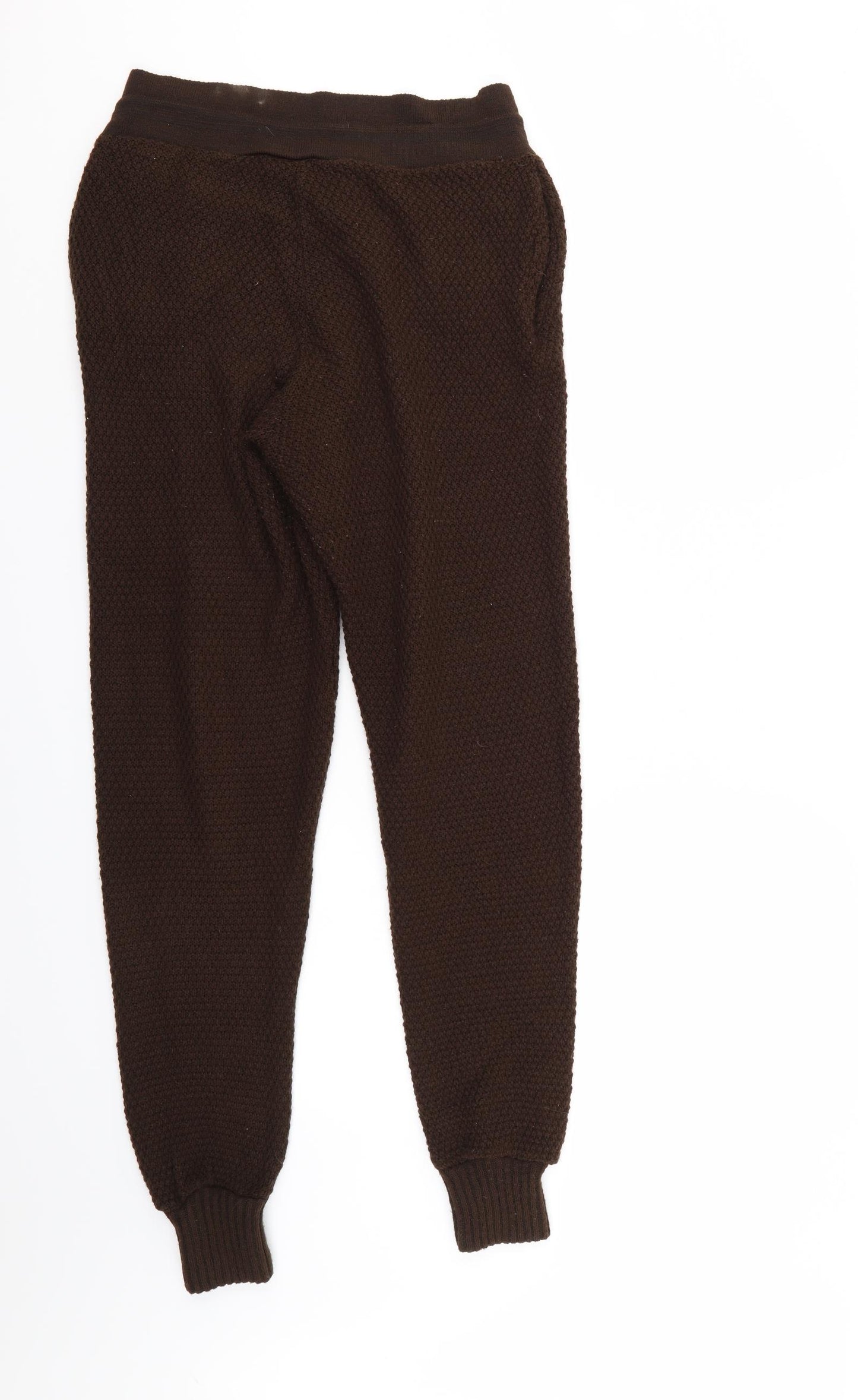 PRETTYLITTLETHING Womens Brown   Sweatpants Trousers Size M L28 in