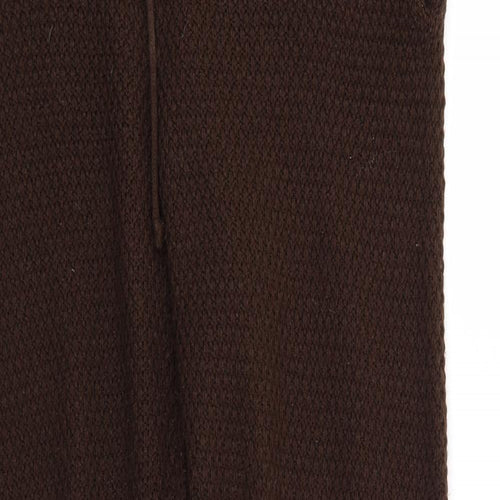 PRETTYLITTLETHING Womens Brown   Sweatpants Trousers Size M L28 in