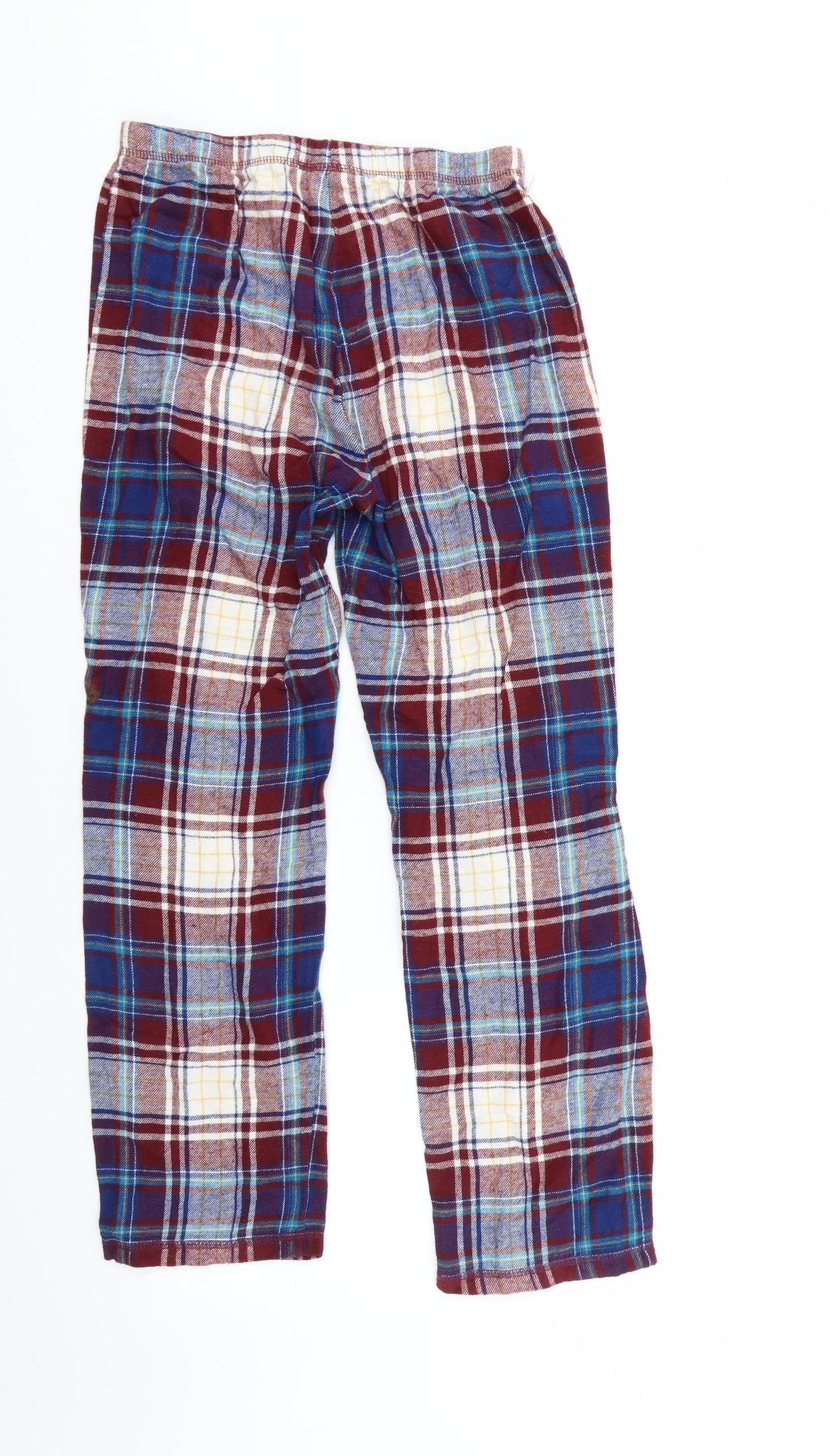 George Boys Multicoloured Check   Pyjama Pants Size 11-12 Years