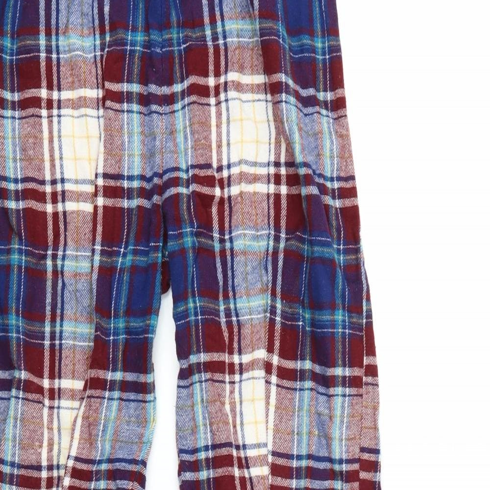 George Boys Multicoloured Check   Pyjama Pants Size 11-12 Years