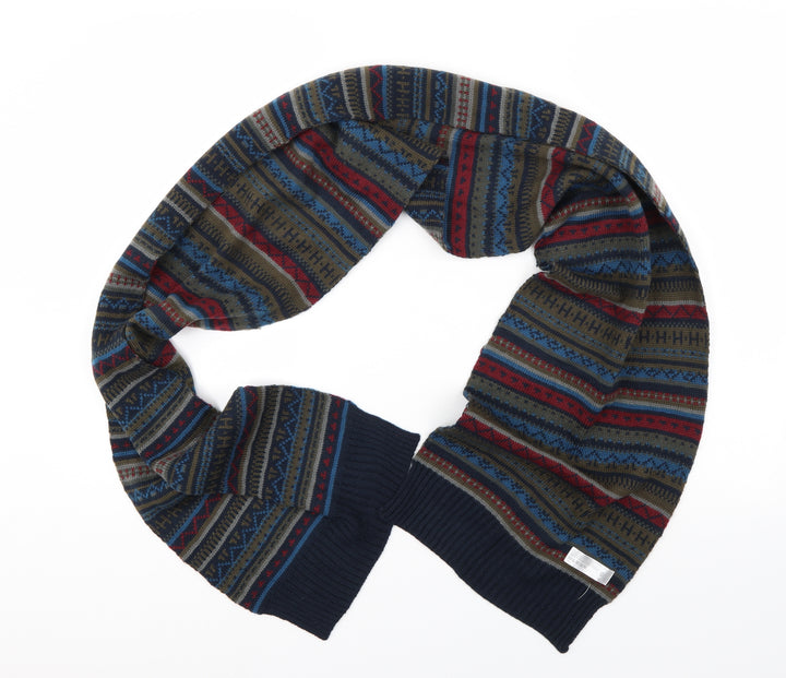 C&A Unisex Multicoloured Geometric Scarf One Size