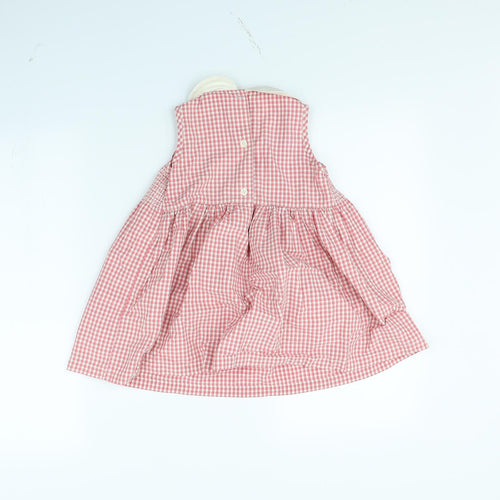Gap Girls Red Check  Fit & Flare  Size 3 Years