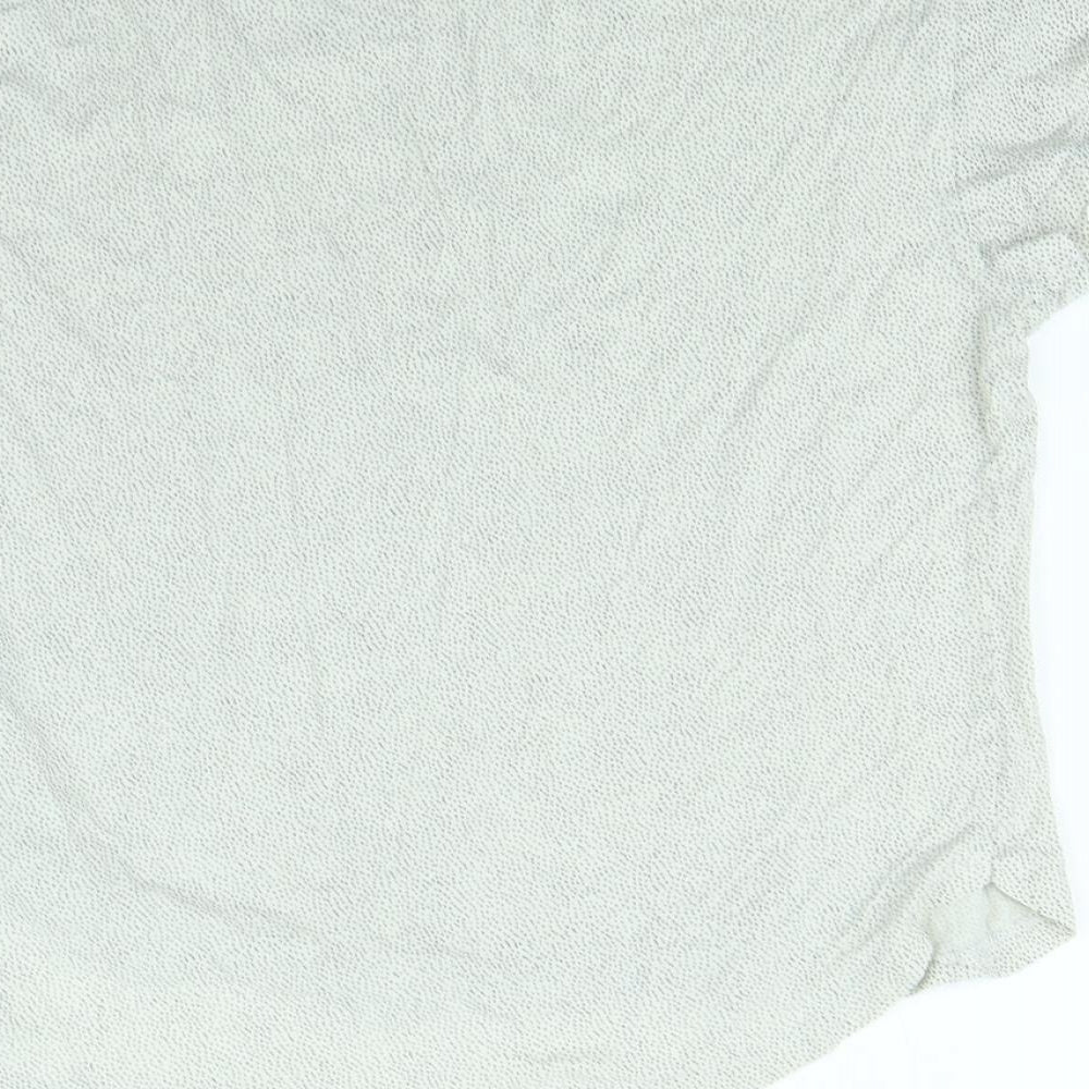 H&M Womens Beige Polka Dot  Basic T-Shirt Size S