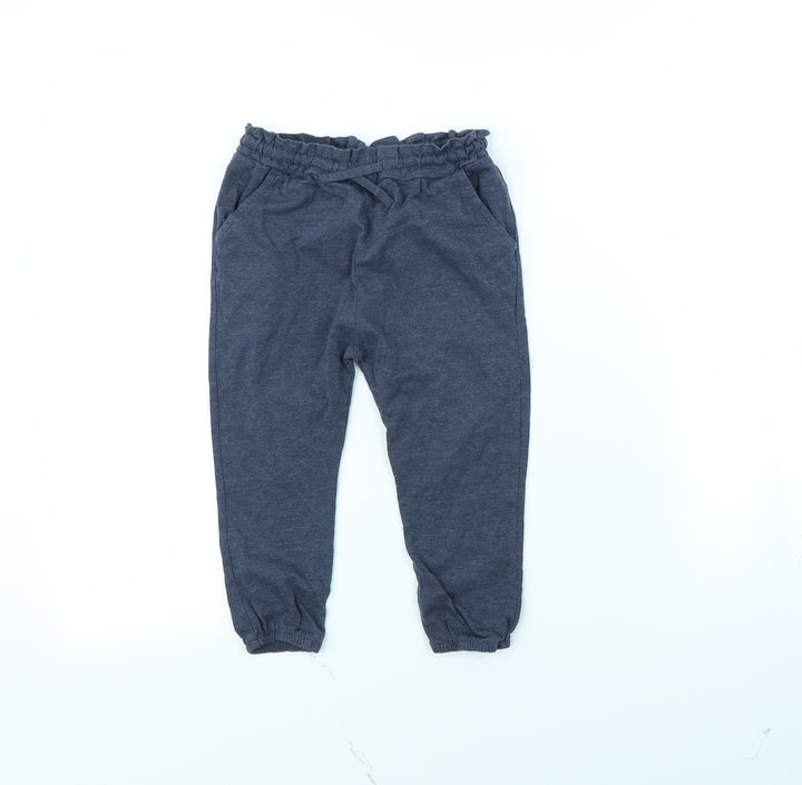 NEXT Girls Blue   Jogger Trousers Size 2 Years