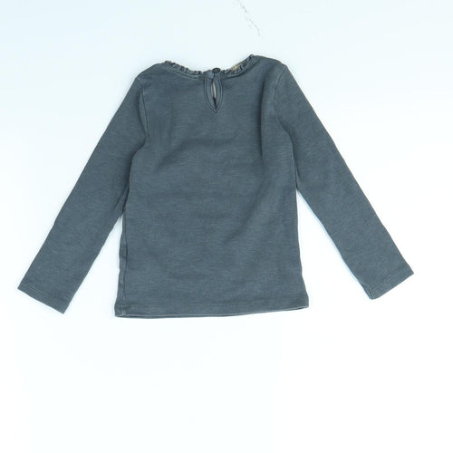 NEXT Girls Grey   Basic T-Shirt Size 2 Years