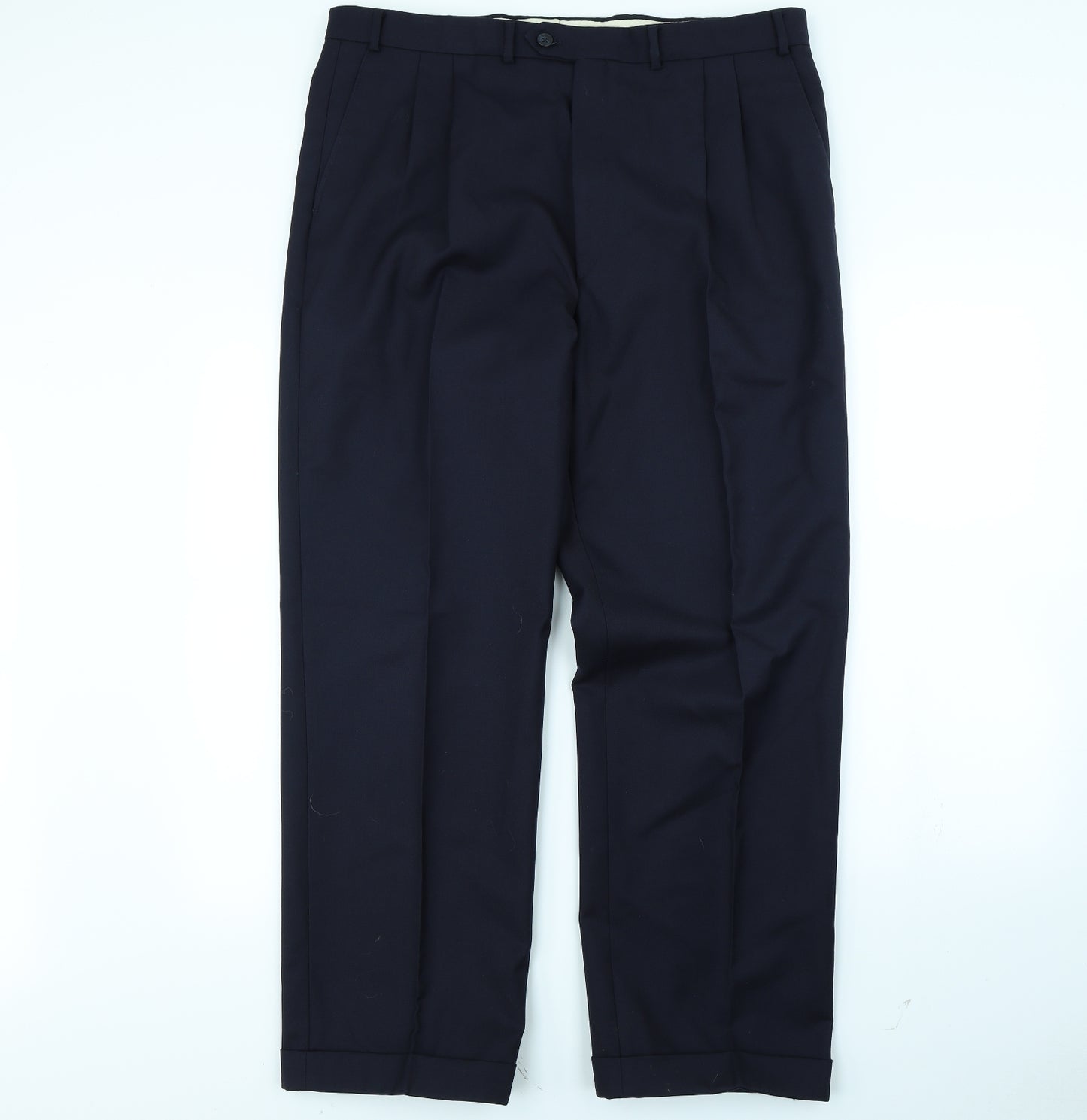 Preworn Mens Blue   Dress Pants Trousers Size 38 in L29 in