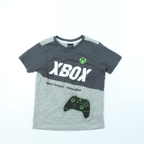 George Boys Grey   Basic T-Shirt Size 6 Years  - XBOX