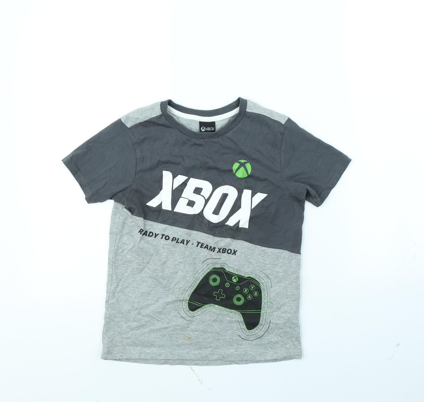 George Boys Grey   Basic T-Shirt Size 6 Years  - XBOX