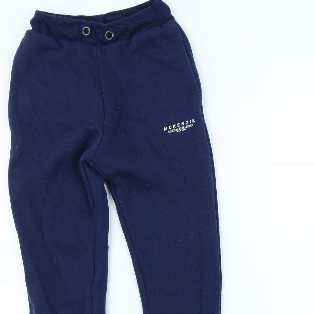 McKenzie Boys Blue   Jogger Trousers Size 10 Years