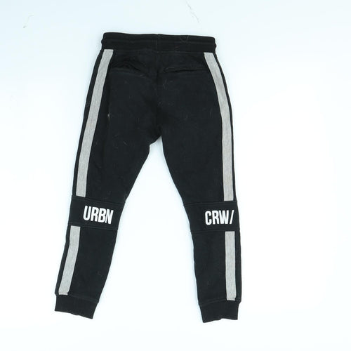 Pep & co Boys Black   Jogger Trousers Size 5 Years
