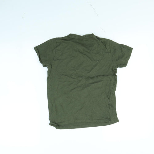 pep&co Boys Green   Basic T-Shirt Size 9 Years