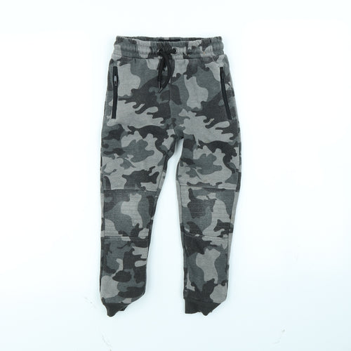 Primark Boys Grey Camouflage  Jogger Trousers Size 4 Years