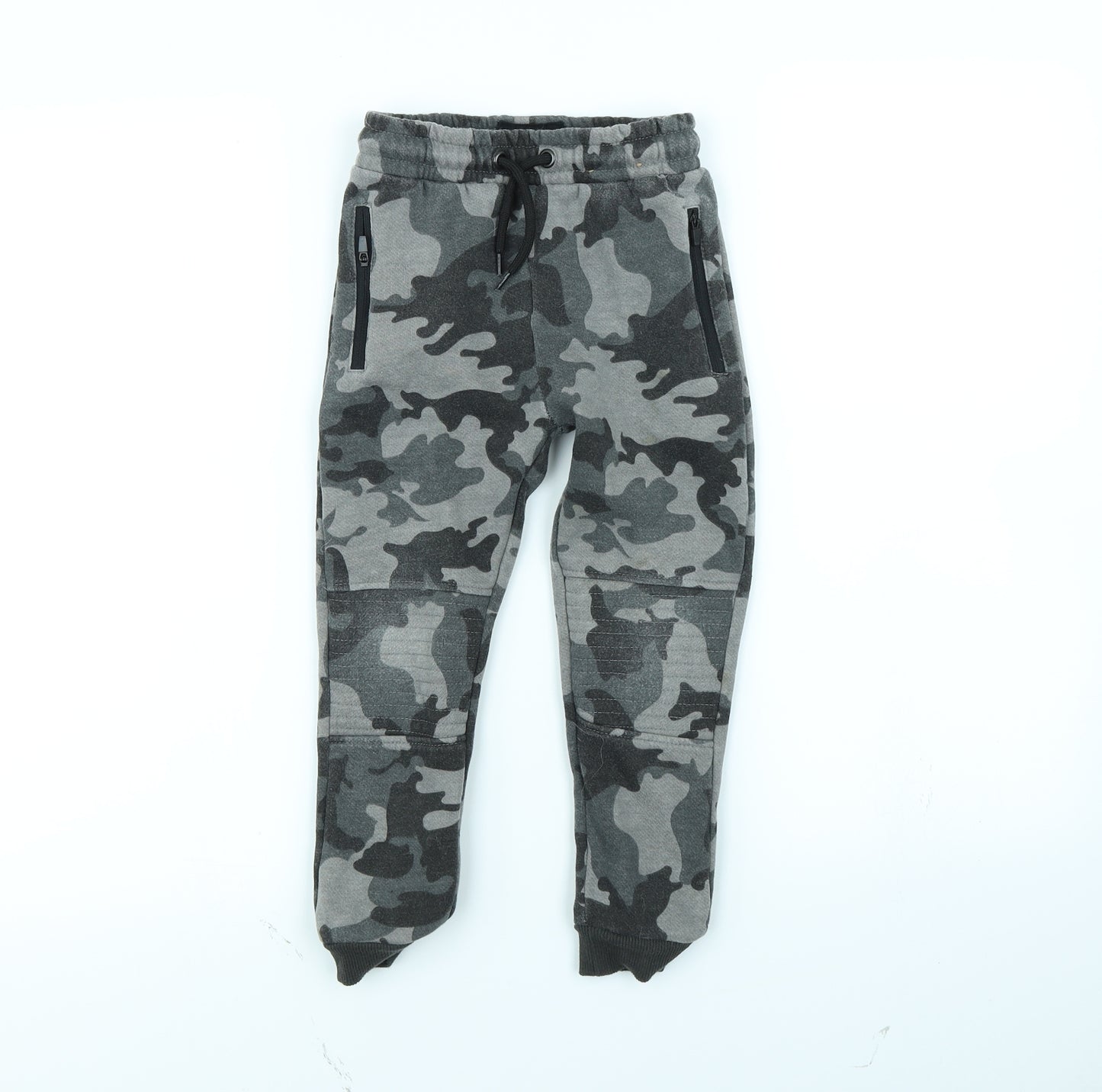 Primark Boys Grey Camouflage  Jogger Trousers Size 4 Years