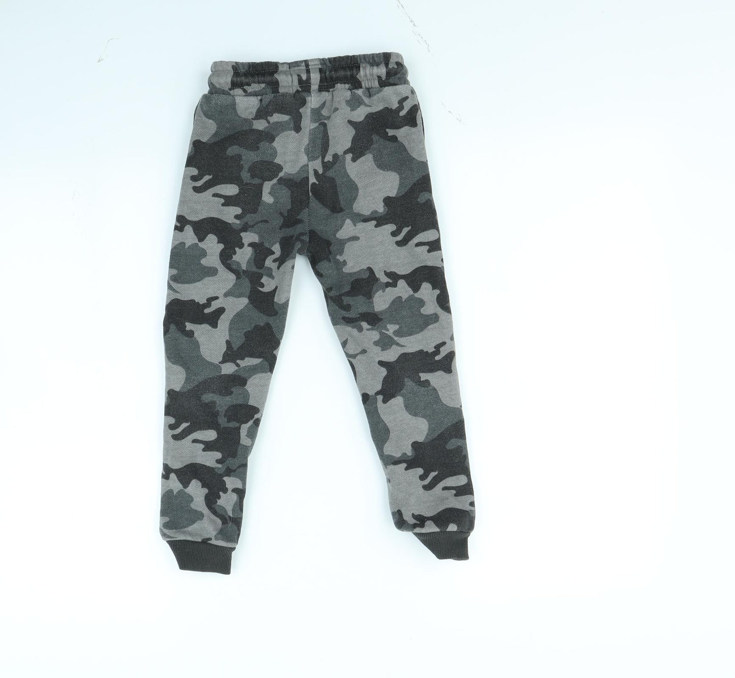 Primark Boys Grey Camouflage  Jogger Trousers Size 4 Years